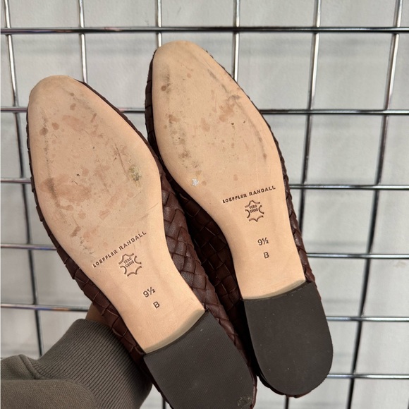 Loeffler Randall Landry Chocolate Woven Ballet Flat Womens size 9.5 - Picture 5 of 10